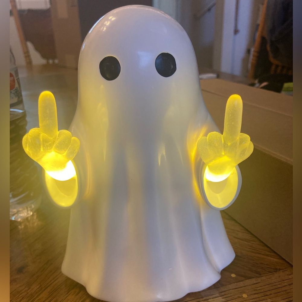 Final Sale! Middle finger led ghost